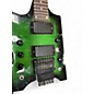 Used Unbranded Double Neck  Green Burst Electric Bass Guitar