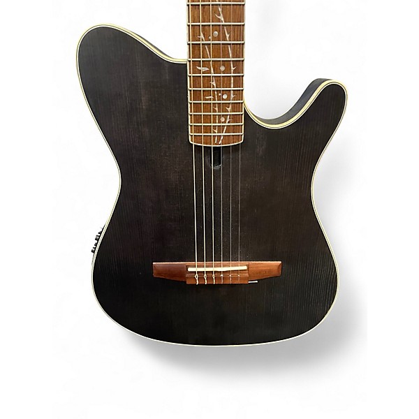 Used Ibanez TOD10N-TKF BLACK Classical Acoustic Electric Guitar