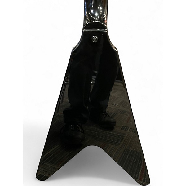 Used Epiphone KIRK HAMMETT 1979 FLYING V Black Solid Body Electric Guitar