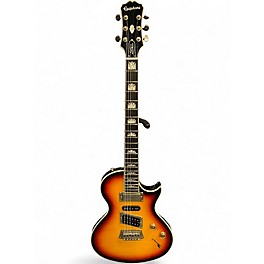 Used Epiphone Nighthawk Custom Reissue 2 Tone Sunburst Solid Body Electric Guitar