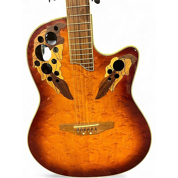 Used Ovation CS257 Celebrity Honey Burst Acoustic Electric Guitar