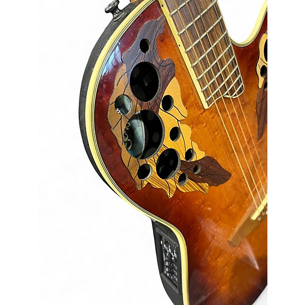 Used Ovation CS257 Celebrity Honey Burst Acoustic Electric Guitar