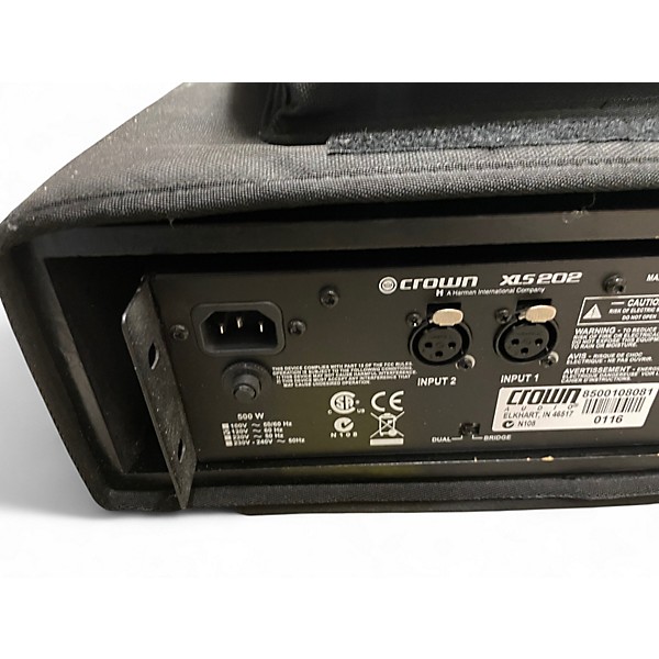 Used Crown XLS202 Power Amp