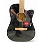 Used Fender CD60 SCE Black Acoustic Electric Guitar