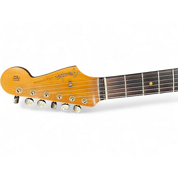 Used Fender Custom LTD 59 RST Stratocaster Heavy Relic Vintage Blonde Solid Body Electric Guitar