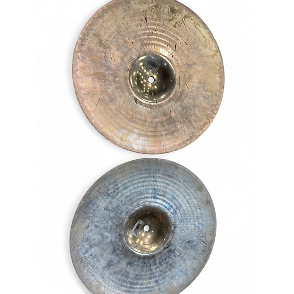 Used Zildjian 14in A Custom Hi Hat Pair Cymbal