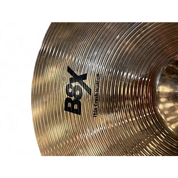 Used SABIAN 16in B8X THIN CRASH Cymbal