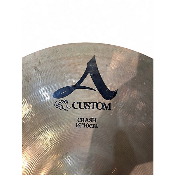 Used Zildjian 16in A Custom Crash Cymbal