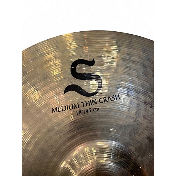 Used Zildjian 18in S Family Medium Thin Crash Cymbal
