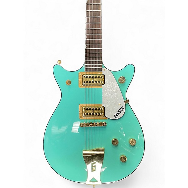 Used Gretsch Guitars electromatic G5237 double jet Surf Green Solid Body Electric Guitar