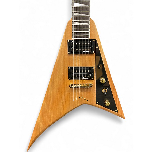 Used Jackson FLYING V Natural Solid Body Electric Guitar