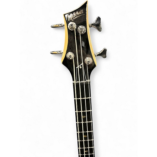 Used Mitchell MB100 Blue Electric Bass Guitar