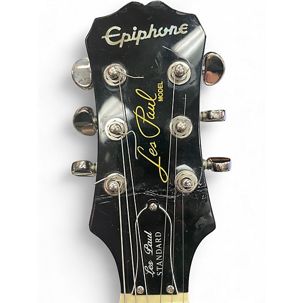 Used Epiphone Les Paul Standard Black Solid Body Electric Guitar