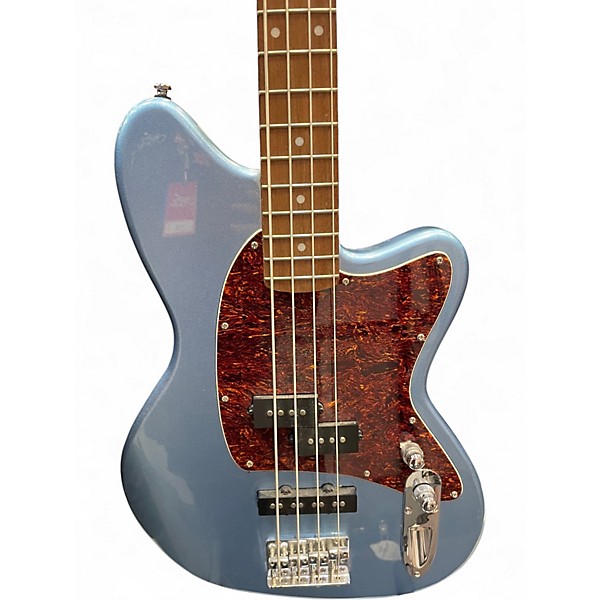 Used Ibanez TMB100 Soda Blue Electric Bass Guitar