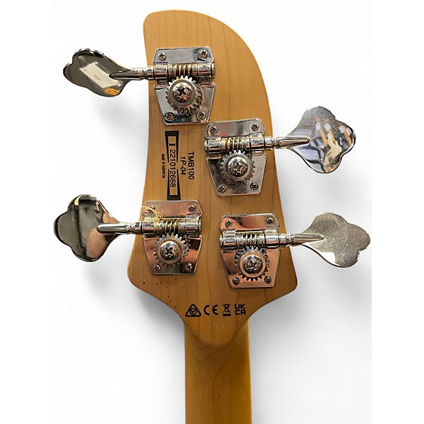 Used Ibanez TMB100 Soda Blue Electric Bass Guitar