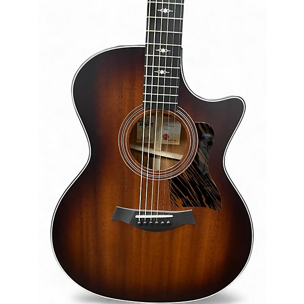 Used Taylor 324CE V-Class SHADED EDGEBURST Acoustic Electric Guitar