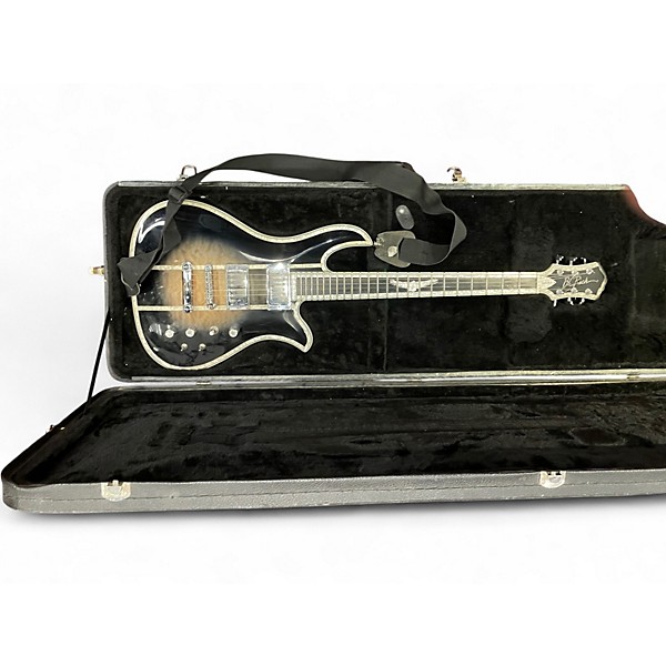 Used B.C. Rich Eagle Deluxe Black to Gold Solid Body Electric Guitar