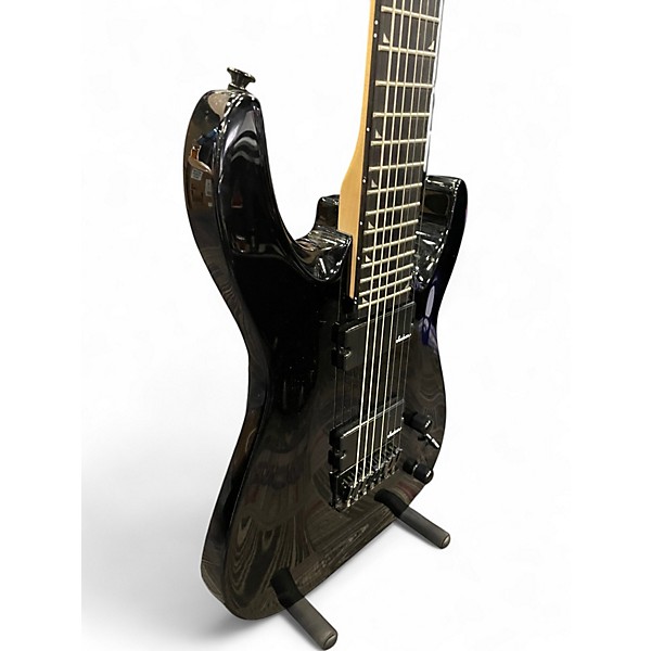 Used Jackson JS22-7 Dinky 7 String Black Solid Body Electric Guitar