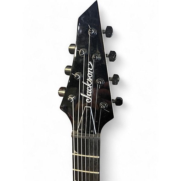 Used Jackson JS22-7 Dinky 7 String Black Solid Body Electric Guitar