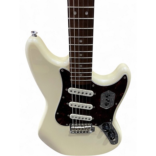 Used Squier CYCLONE PARAMORMAL White Solid Body Electric Guitar