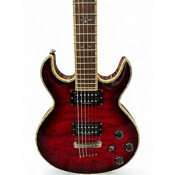 Used Schecter Guitar Research S-1 Elite Diamond Series Red Solid Body Electric Guitar