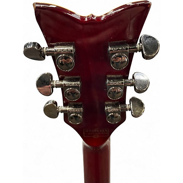 Used Schecter Guitar Research S-1 Elite Diamond Series Red Solid Body Electric Guitar