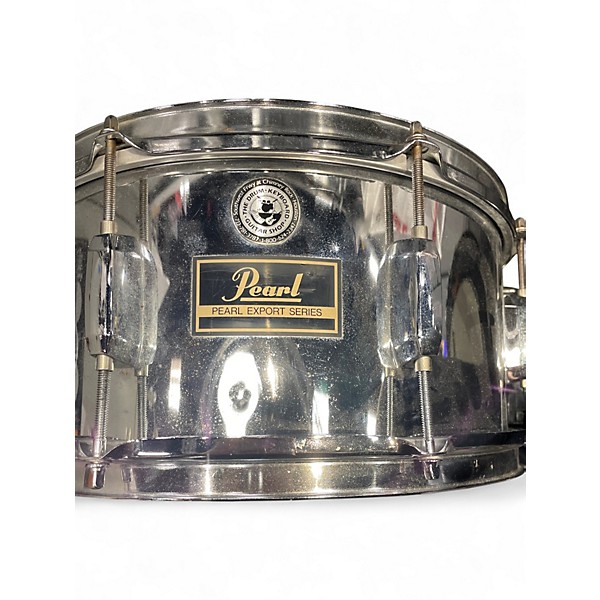 Used Pearl 14in EXPORT SNARE  Chrome Drum