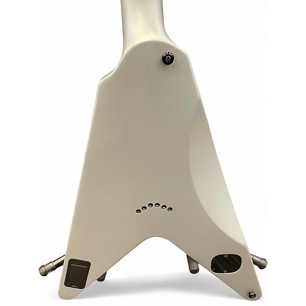 Used Schecter  V-1 Platinum Platinum Solid Body Electric Guitar