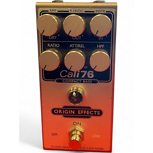 Used Origin Effects cali 76 Bass Effect Pedal