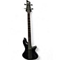 Used Schecter Guitar Research Stiletto Custom 4 String Black Electric Bass Guitar thumbnail