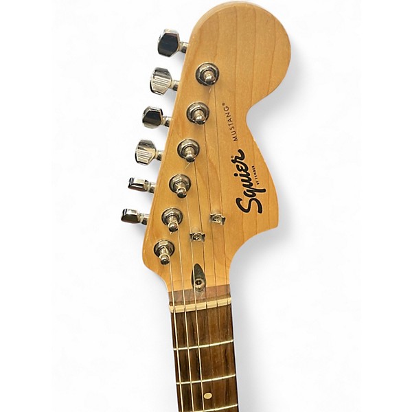 Used Squier Bullet Mustang HH White Solid Body Electric Guitar