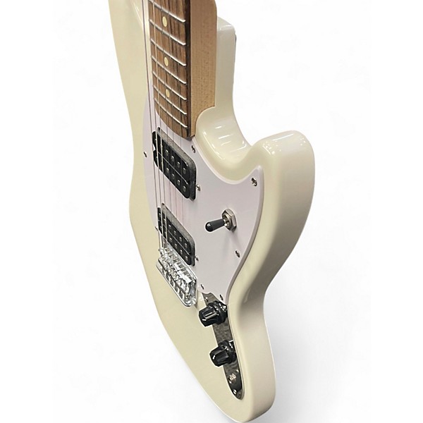 Used Squier Bullet Mustang HH White Solid Body Electric Guitar