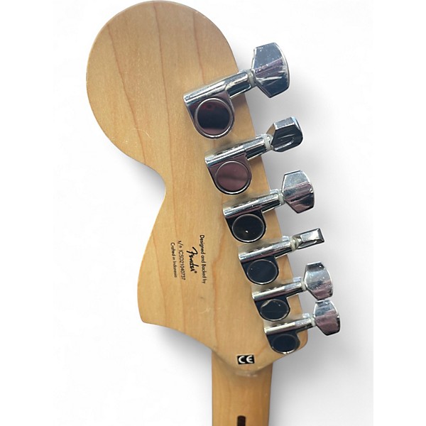 Used Squier Bullet Mustang HH White Solid Body Electric Guitar