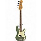Used 2017 Fender American Professional Precision Bass OLIVE Electric Bass Guitar thumbnail