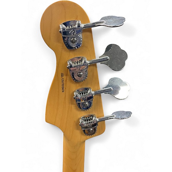 Used 2017 Fender American Professional Precision Bass OLIVE Electric Bass Guitar