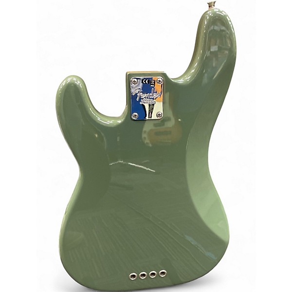Used 2017 Fender American Professional Precision Bass OLIVE Electric Bass Guitar