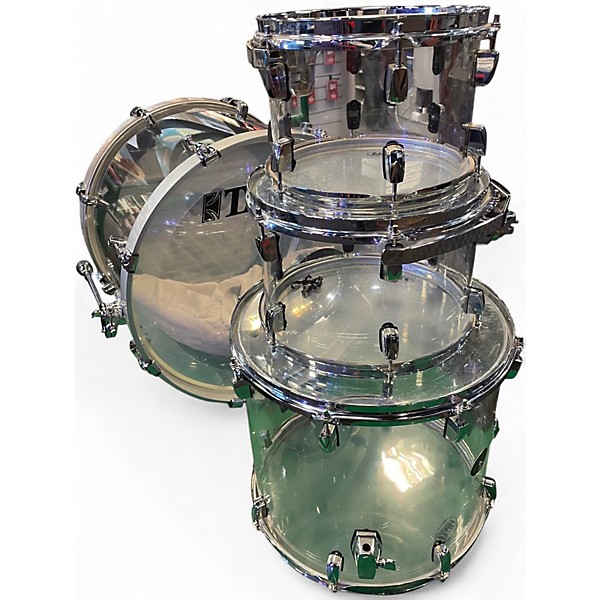 Used TAMA 4 Piece Silverstar ACRYLIC Drum Kit
