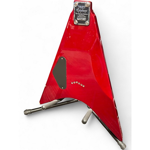 Used Epiphone Demon V Candy Apple Red Solid Body Electric Guitar