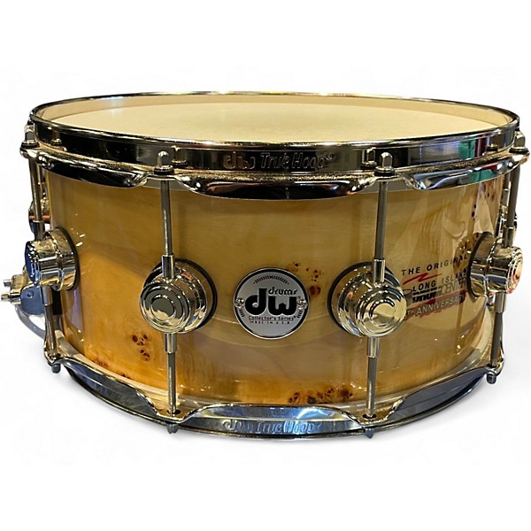 Used DW 14in 45th Anniversary Long Island Drum Center Maple Drum