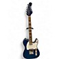 Used HardLuck Kings Southern Belle Blue Solid Body Electric Guitar thumbnail