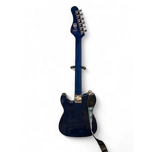 Used HardLuck Kings Southern Belle Blue Solid Body Electric Guitar