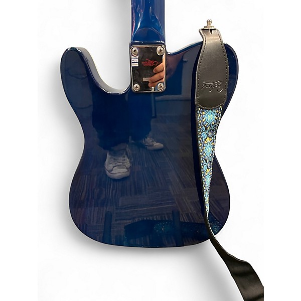 Used HardLuck Kings Southern Belle Blue Solid Body Electric Guitar