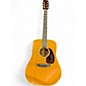 Vintage 1965 Martin D-28 Natural Acoustic Electric Guitar thumbnail