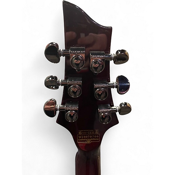 Used Schecter Guitar Research Hellraiser C1 Trans Red Solid Body Electric Guitar