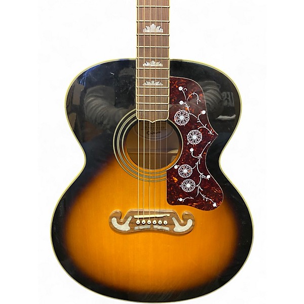 Used Epiphone EJ200 Vintage Sunburst Acoustic Guitar