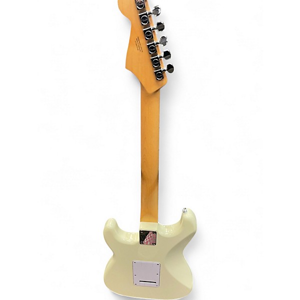 Used Fender Standard Stratocaster Olympic White Solid Body Electric Guitar