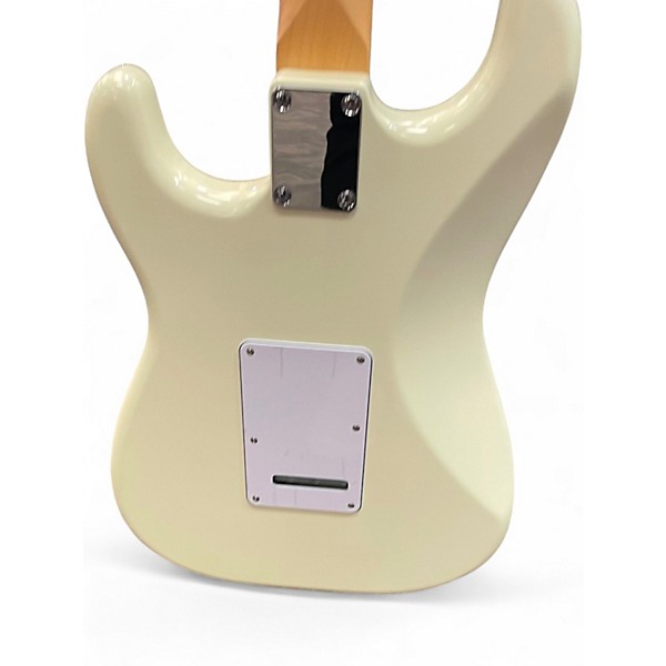 Used Fender Standard Stratocaster Olympic White Solid Body Electric Guitar