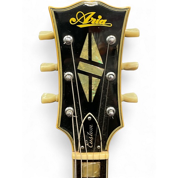 Used Aria Custom Natural Solid Body Electric Guitar