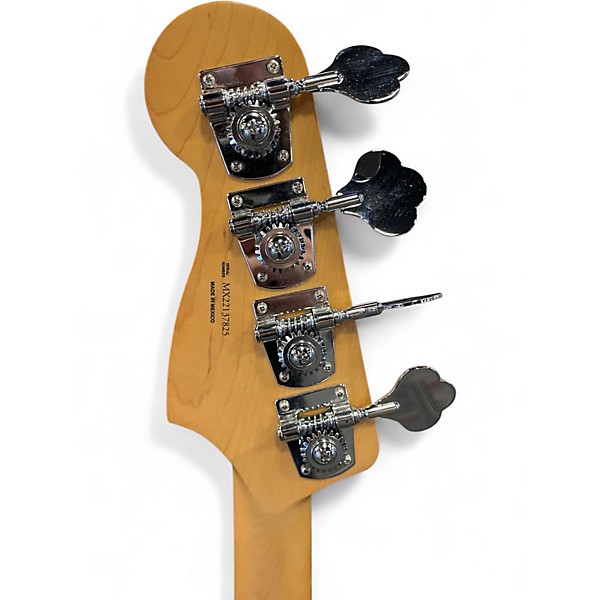 Used Fender Player Plus Active Precision Bass Silver Smoke Electric Bass Guitar