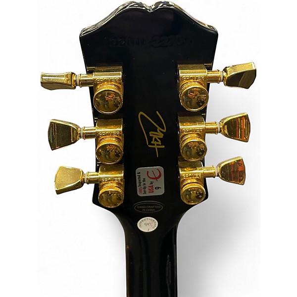 Used Epiphone Matt Heafy Les Paul Custom Black Solid Body Electric Guitar